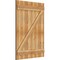 Ekena Millwork Joined Board-n-Batten Shutters w/Z-Bar, Rough Sawn Western Red Cedar, 32 1/4W x 45H, PR RBJ06Z32X045RWR - alternate 2